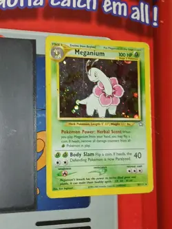 Pokemon TCG Meganium Neo Genesis 10/111 Holo Unlimited Rare - Image 4