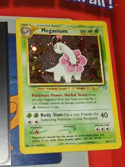 Pokemon TCG Meganium Neo Genesis 10/111 Holo Unlimited Rare - Image 5
