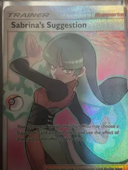 Pokemon Sabrina's Suggestion Trainer Supporter Holo 3 Cards 2019 English - Image 1