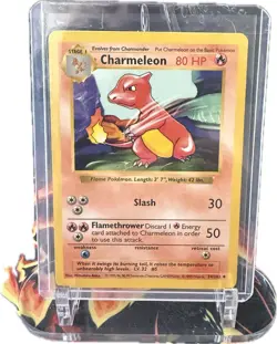 Pokemon TCG Charmeleon 24/102 Base Set Shadowless EN Uncommon Regular - Image 1