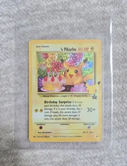 Pokemon Birthday Pikachu Holo (CEL WP 24) Celebrations Promo - English - Image 1