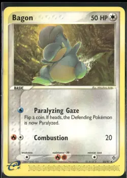 Bagon 23/97 EX Dragon Pokemon English Card (MP) - Image 1