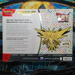 Zapdos EX 151 Collection Box - Scarlet & Violet Pokemon TCG - SEALED 82 - Image 2