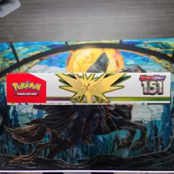 Zapdos EX 151 Collection Box - Scarlet & Violet Pokemon TCG - SEALED 82 - Image 4