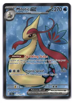 Pokemon TCG: Surging Sparks Milotic Ex #217 SSP EN Ultra Rare - Image 1