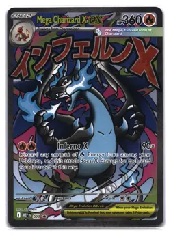 Pokemon TCG: Mega Evolutions BSP Mega Charizard X #023 MEP EN Black Star Promo - Image 1