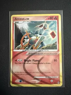 Arceus Lv.100 AR3 Arceus HOLO RARE Pokemon Card | lp - Image 1