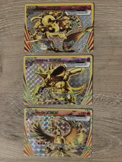 Pokemon TCG Nintendo XY BREAK Holo Lot: Florges, Nidoking, Ho-Oh (3 Cards) - Image 1