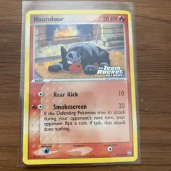 Houndour 59/109 Team Rocket Returns Stamp Holo Pokemon - Image 1