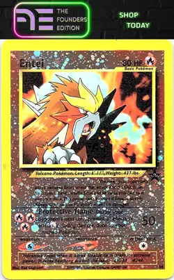 Entei #34/53 WoTC Promo Pokemon Promo,Reverse Holo - Image 1