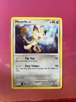 Pokemon Card Meowth EX Legends Awakened Common 106/146 Near Mint - Image 1