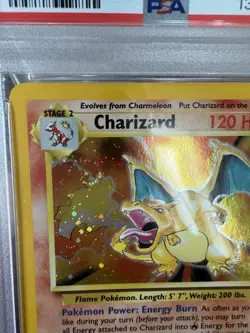 Charizard Holo #4/130 - 2000 Pokemon Game Base II - PSA 7 w/ SWIRL -Newly Graded - Image 5