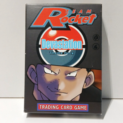 Pokemon WOTC 1999-2000 - Team Rocket Devastation Theme Deck - Empty Box +Inserts - Image 1