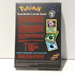 Pokemon WOTC 1999-2000 - Team Rocket Devastation Theme Deck - Empty Box +Inserts - Image 4