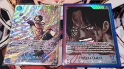 Portgas D. Ace Alt Art One Piece OP13-002 L Carrying on His Will - Image 1