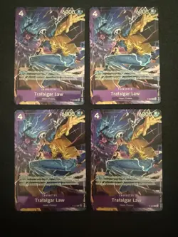 Trafalger Law P-093 Illustration Box Vol. 6 Promo 4 Card Play Set Lot One Piece - Image 1