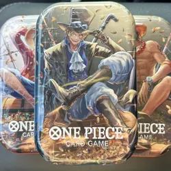 ONE PIECE CARD GAME - TIN PACK SET VOL. 2 (TS-02, OP13) x 3 READY TO SHIP - Image 1