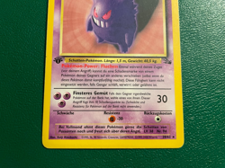Pokemon Card - Gengar - Fossil - 1st Edition - Non Holo - 20/62 German Card - Image 3