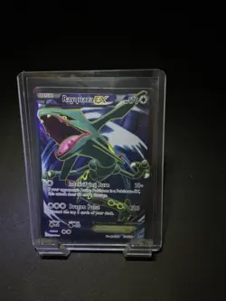 Pokemon TCG Rayquaza EX Full Art Ultra Rare Roaring Skies 2015 Card 104/108 MP - Image 1