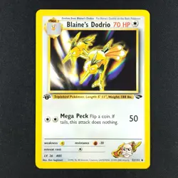 Blaine's Dodrio 32/132 - Gym Challenge 1st Edition - Pokemon Card - Image 1