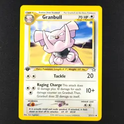 Granbull 37/111 - Neo Genesis 1st Edition - Pokemon Card - Image 1