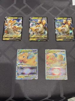 Dragonite Card Lot of 5 (All Mint Condition Cards) - Image 1