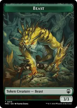Insect | Beast Double Sided Token [Modern Horizons 3] MTG - Image 2