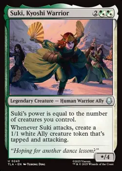 MTG Tribal Commander Deck Avatar the Last Airbender ATLA - Suki, Kyoshi Warrior - Image 1