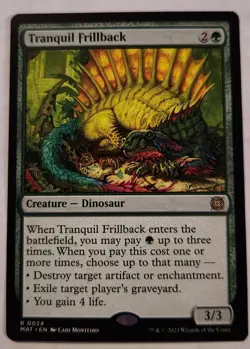 Tranquil Frillback MAT #24 Rare Regular NM+ - Image 1