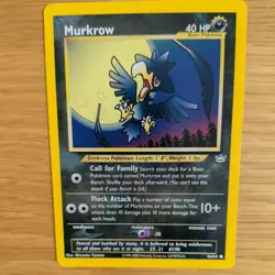 MURKROW 46/64 POKEMON CARD (NEO REVELATION SET) - Image 1