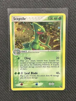 Sceptile 4/17 - Pokemon POP Series 1 Holo Rare - LP/MP - Image 1