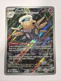 Shedinja 144/132 Me01: Mega Evolution Holo Pokemon TCG NM - Image 1