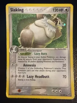 Pokemon Card Slaking Ex Deoxys Holo Rare 15/107 MP - Image 1