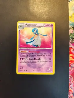 2012 carta POKEMON bianco nero dark explorers GARDEVOIR 109/108 shiny italiana - Image 1