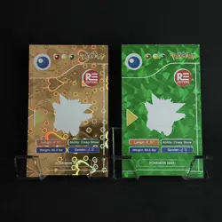 Gengar (094) 2024 Pokemon Pokedex Black Gold Heart Holo and Green Cracked Ice - Image 2