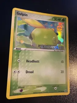 Pokemon STAMPED Gulpin 51/106 EX Emerald Holo NM/LP - Image 2