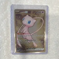 Pokemon Mew Ex 205/165 Scarlet & Violet 151 Hyper Rare Full Art Holo 180 HP - Image 1