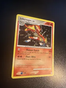 Infernape 5/130 - 2007 Pokemon Diamond and Pearl Holo LP - Image 2