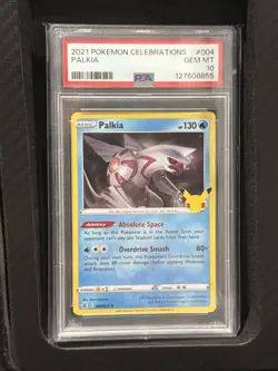 2021 POKEMON CELEBRATIONS #4 PALKIA PSA 10 💎 NEW CERT 💎 LOW POP 86 - Image 1
