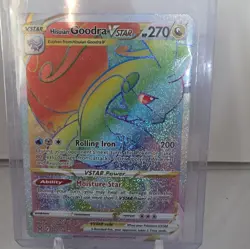 Hisuian Goodra VSTAR 202/196 Secret Rare Rainbow Pokemon 2022 Lost Origin NM - Image 5