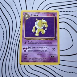 Hypno 23/62 Non Holo Rare Fossil Pokemon TCG LP/NM - Image 1