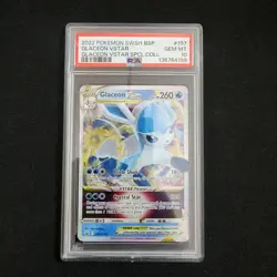 2022 POKEMON SWSH BLACK STAR PROMO 197 GLACEON VSTAR - PSA 10 - Image 1