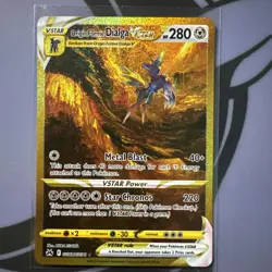 Pokemon TCG Origin Form Dialga GG68 /GG70 Crown Zenith Gold Secret Rare - Image 1