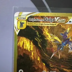 Pokemon TCG Origin Form Dialga GG68 /GG70 Crown Zenith Gold Secret Rare - Image 2