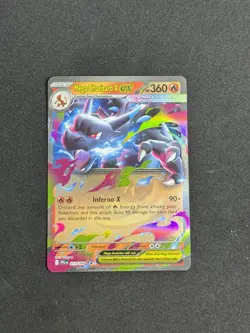 Mega Charizard X ex 13/094 Double Rare Pokemon TCG ME02: Phantasmal Flames NM - Image 1
