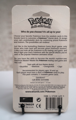 34.03g Pokemon 1999 Sealed Base Set Unlimited Booster Blister Pack Blastoise - Image 2