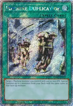 Yugioh! Machine Duplication - RA03-EN145 - Platinum Secret Rare - 1st Edition Ne - Image 1