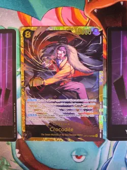 One Piece TCG OP14-120 Crocodile SEC Card Game CCG English Plus 2x SPECIAL DON - Image 1