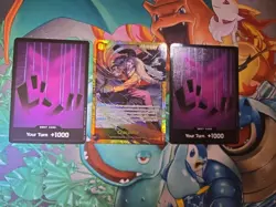 One Piece TCG OP14-120 Crocodile SEC Card Game CCG English Plus 2x SPECIAL DON - Image 2