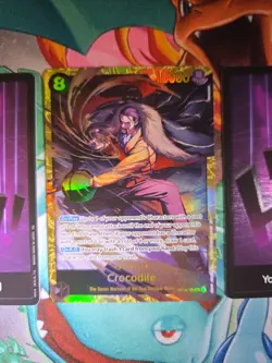 One Piece TCG OP14-120 Crocodile SEC Card Game CCG English Plus 2x SPECIAL DON - Image 4